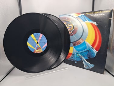 1977 Electric Light Orchestra Out of The Blue Vinyl Album W/ Poster & Inserts - JT-LA823-L2
