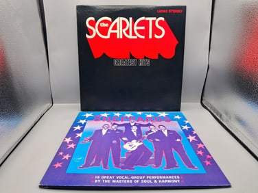 The Scarlets Greatest Hits Red & 1980 The Sheppards Self Titled Vinyl Albums - SS-8004 & LP 143