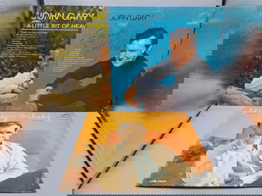 Lot of (3) John Gary Vinyl Albums - Varying Conditions