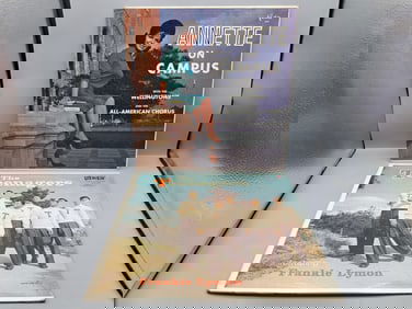 1964 Annette On Campus & 1963 The Teenagers Featuring Frankie Lymon Vinyl Albums - GLP-701 & BV-3320