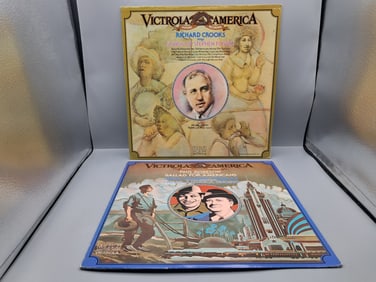 Lot of (2) Victrola America Vinyl Albums - Varying Conditions