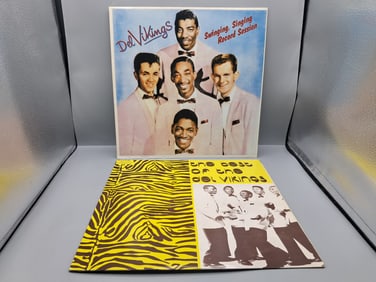 Lot of (2) The Del Vikings Vinyl Albums - Varying Conditions