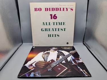 Lot of (2) Bo Diddley Vinyl Albums - Varying Conditions