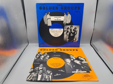 Lot of (2) Doo Wop Group Compilation Vinyl Albums - Varying Conditions