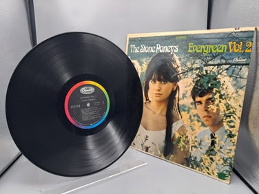 1967 The Stone Poneys Evergreen Vol. 2 Vinyl Album - Linda Ronstadt - ST-2763 - Promo punch top