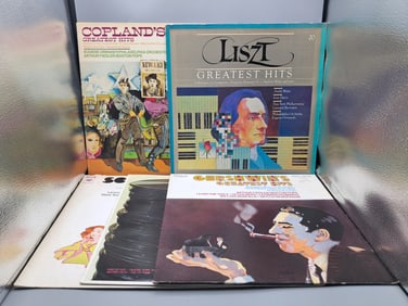 Lot of (5) Assorted Greatest Hits Vinyl Albums - Varying Conditions