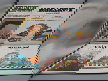 Lot of (4) Assorted Vinyl Albums - Varying Conditions