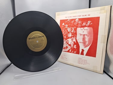 1976 Buchanan & Goodman The Flying Saucer Story Volume One Red Text Unofficial Release Vinyl Album -