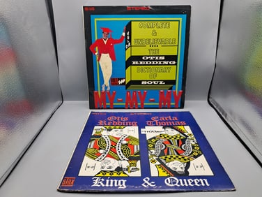 Lot of (2) Otis Redding Vinyl Albums - Varying Conditions