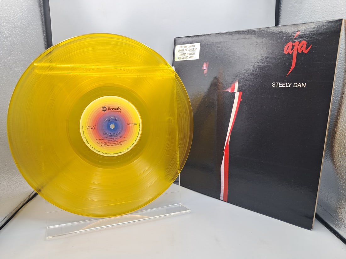 1977 Steely Dan Aja Canada Release Limited Edition Yellow Translucent Vinyl Album - 9022-1006 (1 of 9)