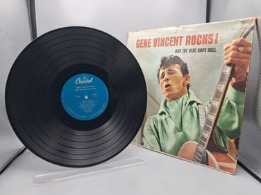 1958 Gene Vincent Rocks And The Blue Caps Roll Vinyl Album - T-970