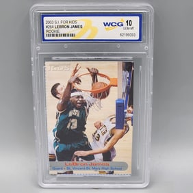 2003 Sports Illustrated LeBron James #264 Rookie  - Slabbed by WCG