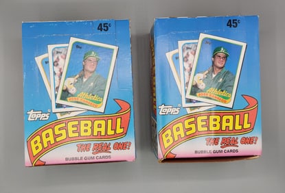 (2) 1989 Topps Baseball Wax Boxes