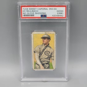 1909-11 T206 Ed Reulbach PSA 2 MK