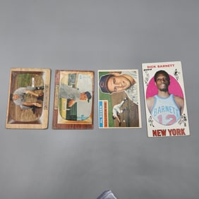 Misc. Lot - 1955 Bowman Fox(HOF), 1955 Bowman Snyder, 1969 Barnett, 1956 Rosen