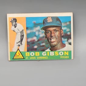 1960 Topps Bob Gibson #73 HOF 2nd Year