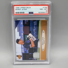 1996 Upper Deck Derek Jeter #156 PSA 8 HOF