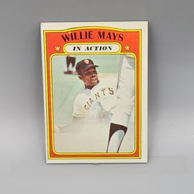 1972 Topps Willie Mays #50 HOF