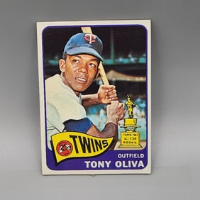 1965 Topps Tony Oliva #340 HOF - 2nd Year Card  - Rookie Cup Trophy