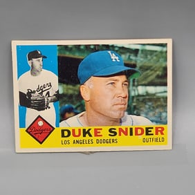 1960 Topps Duke Snider #493 HOF