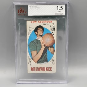 1969 Topps Lew Alcindor #25 BVG 1.5 Rookie HOF