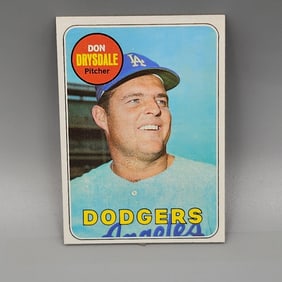 1969 Topps Don Drysdale #400 HOF Sharp
