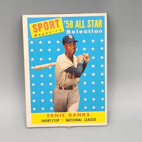 1958 Topps Ernie Banks #482 HOF