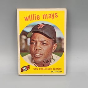 1959 Topps Willie Mays #50 HOF