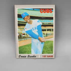 1970 Topps Ernie Banks #630 HOF