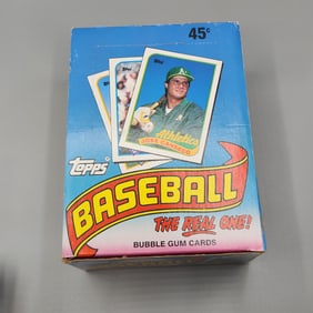 Lot of (2) 1989 Topps Baseball Wax Boxes