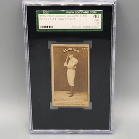 1887 Old Judge N172 Egyptian Healy SGC 3 - Tough