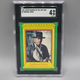 1981 Topps Raiders of the Lost Ark #2 SGC 4