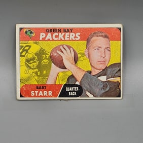 1968 Topps Bart Starr #1 HOF