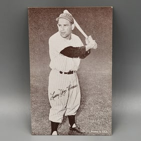 1962 Exhibits Stats Back Yogi Berra HOF