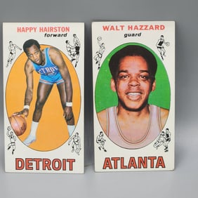 1969 Topps Happy Hairston and Walt Hazzard #27,83
