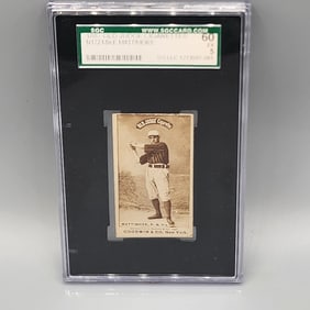 1887 Old Judge N172 Mike Mattimore SGC 5 - Tough grade for this issue