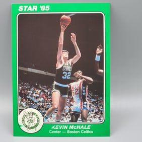 1985 Star Kevin McHale 5x7 #3 HOF Neat