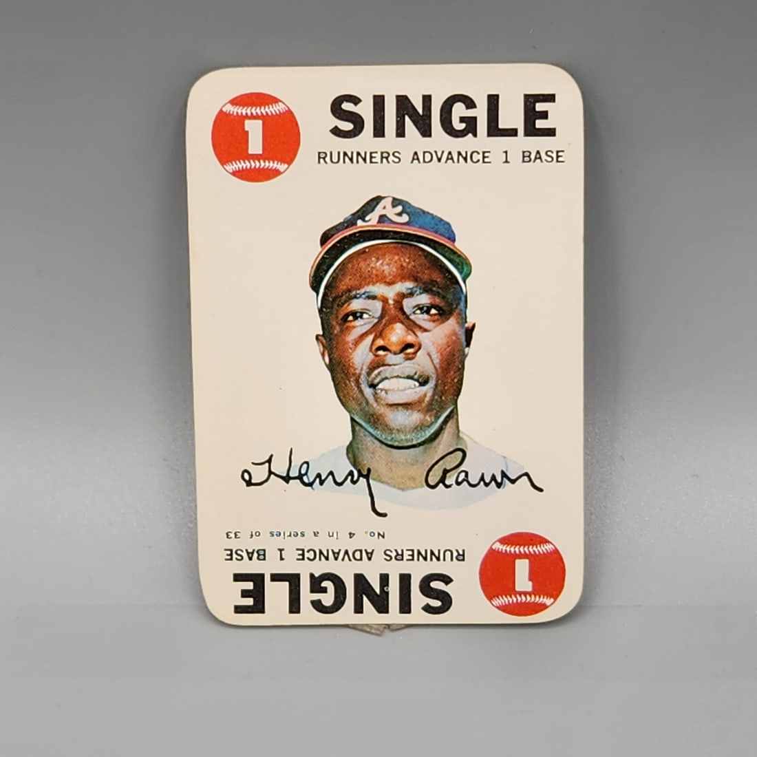 1968 Topps Game Hank Aaron #4 HOF (1 of 2)
