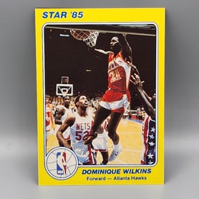 1985 Star Court Kings Dominique Wilkins Super 5x7 #2 HOF
