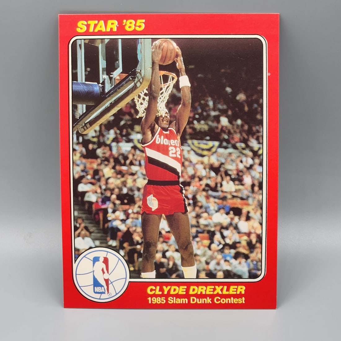 1985 Star Slam Dunk Supers 5x7 Clyde Drexler #2 HOF (1 of 2)