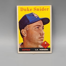 1958 Topps Duke Snider #88 HOF