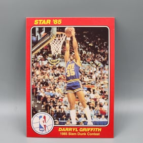 1985 Star Slam Dunk Supers Darryl Griffith #4 - 5x7