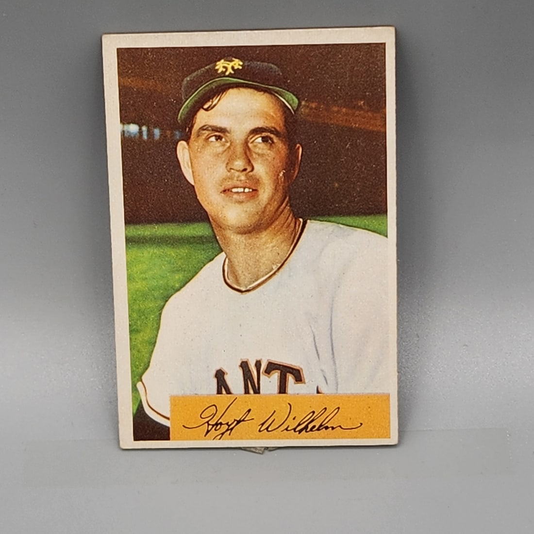 1954 Bowman Hoyt Wilhelm #57 HOF: 1954 Bowman Hoyt Wilhelm #57 HOF