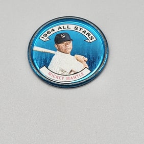 1964 Topps Coin Mickey Mantle #131 HOF