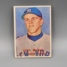 1957 Topps Tony Kubek #312 Rookie High Number