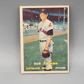 1957 Topps Bob Lemon #120 HOF