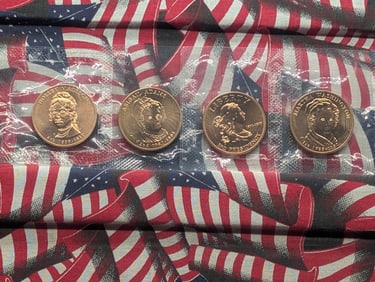(4) 2007 Presidential Spouse Bronze Medal Set, First Year Set!
