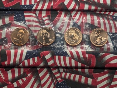 (4) 2008 Presidential Spouse Bronze Medal Set, Second Year!