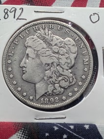 1892 O Morgan Dollar, 90% Silver
