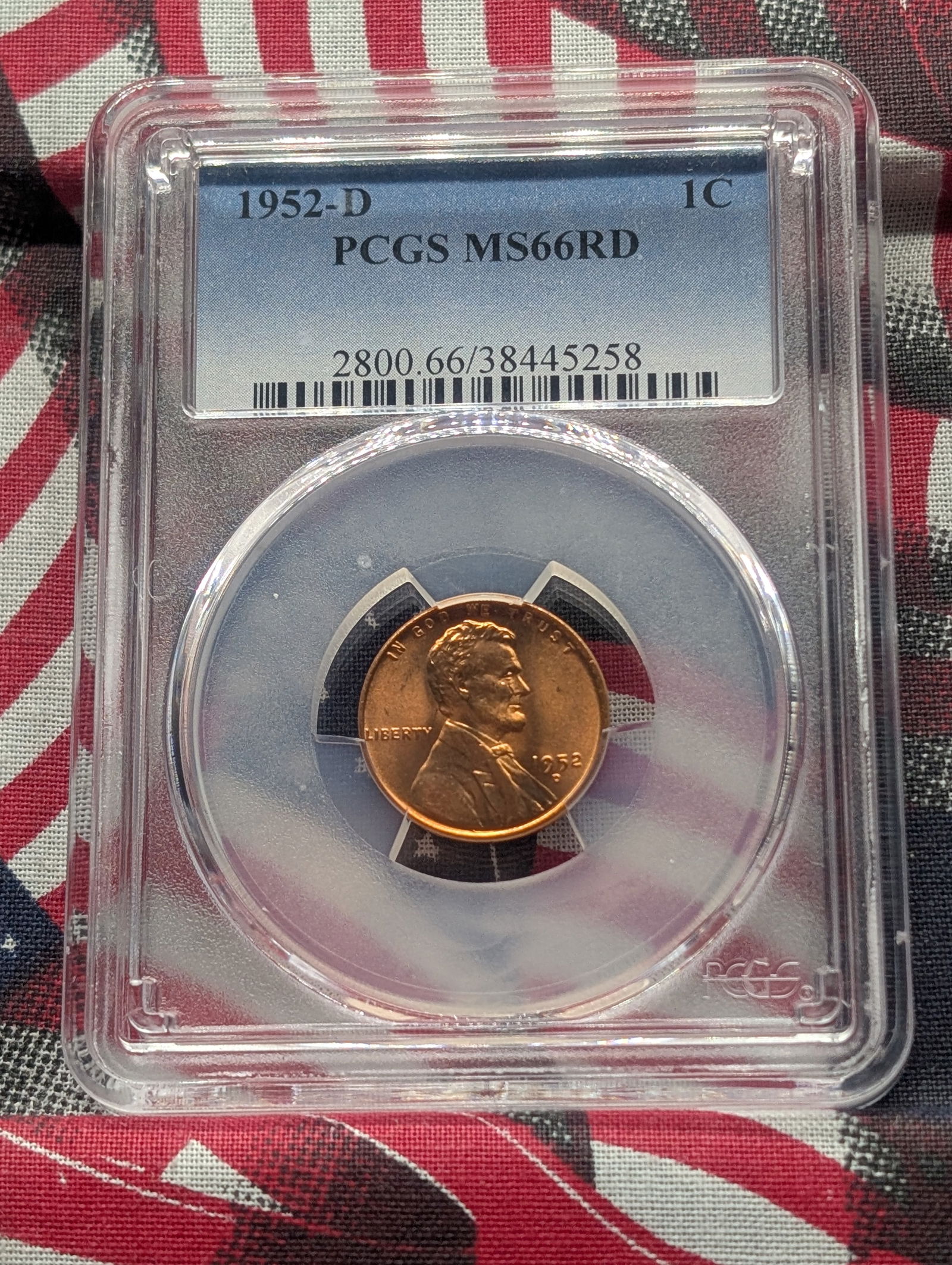 1952-D Lincoln Wheat Cent MS66 RD By PCGS (1 of 4)